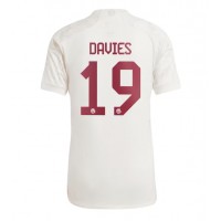 Muški Nogometni Dres Bayern Munich Alphonso Davies #19 Rezervni 2023-24 Kratak Rukav